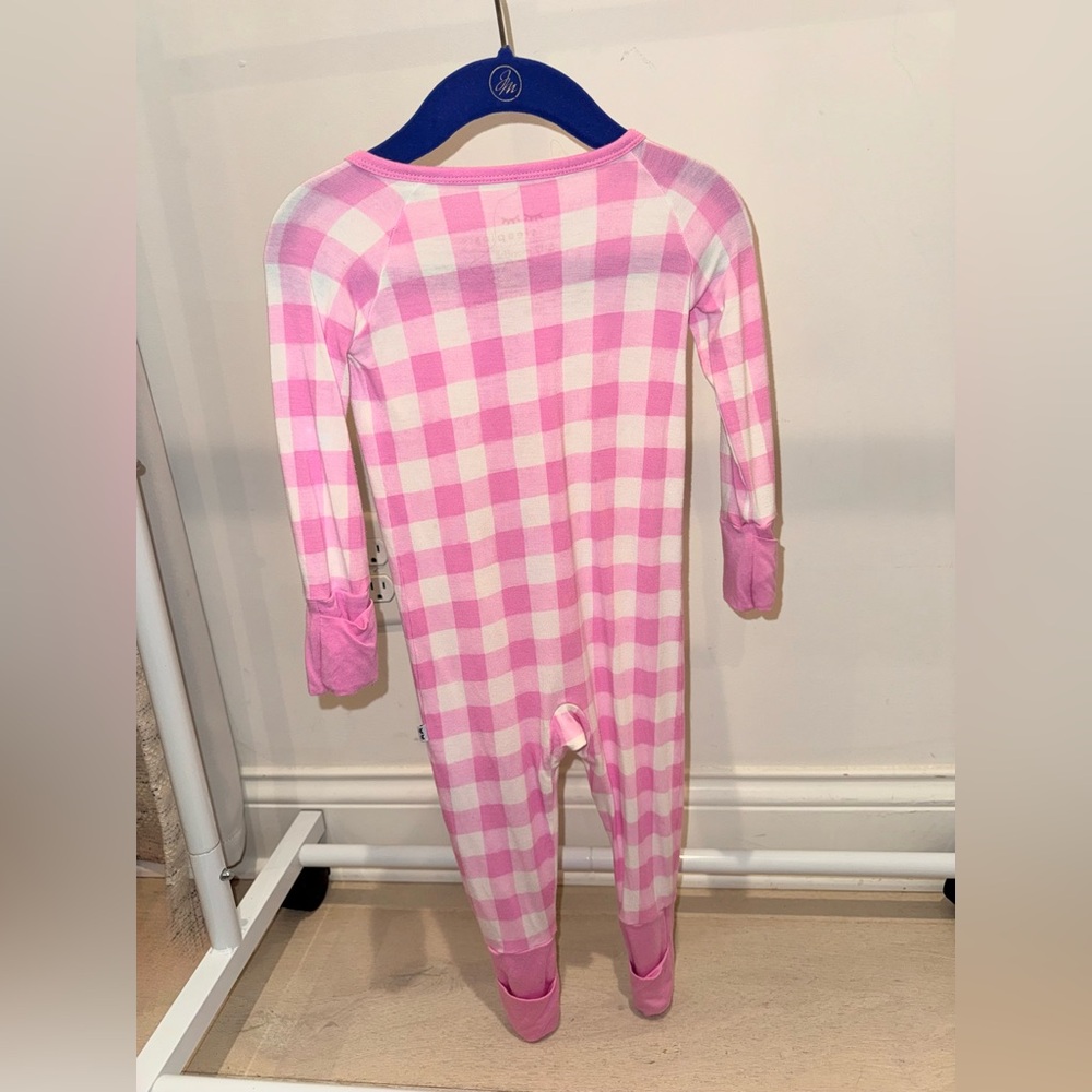 Pristine Little Sleepies Limited Edition Gingham Zippy 6-12 months - Picture 3 of 5